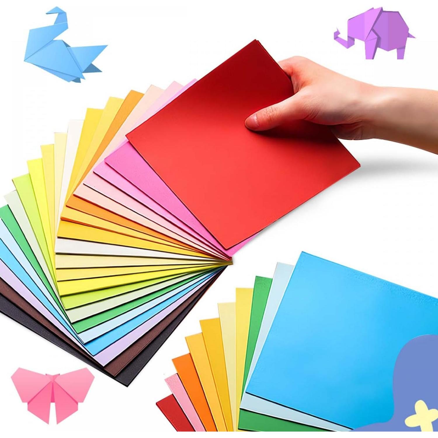 Kit de Papel de Origami SenseYo 500 Hojas 10x10 cm 20 Colores