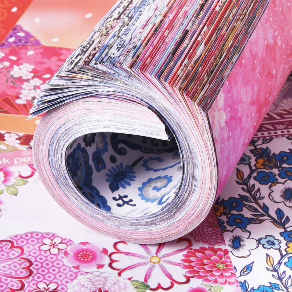 Kit de Papel de Origami Doble Cara 100 Hojas 15x15cm Mifuner