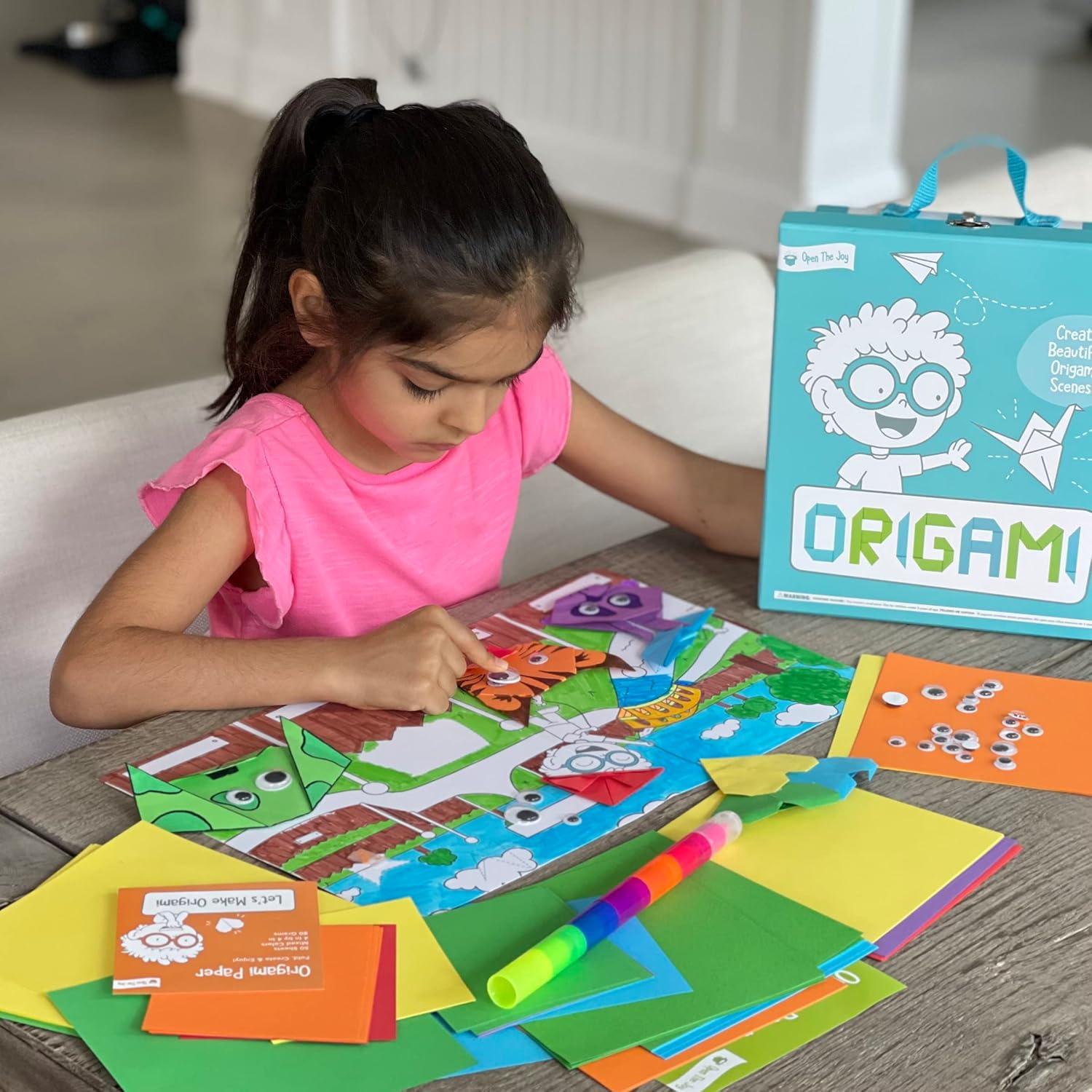 Kit de Origami Open The Joy - 150 Papeles de 80g y Libro