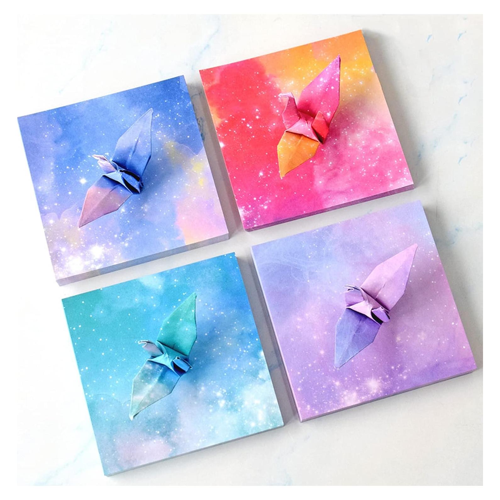 Kit de Papel Origami Estrellado JIULIN - 400 Hojas 9.5x9.5cm