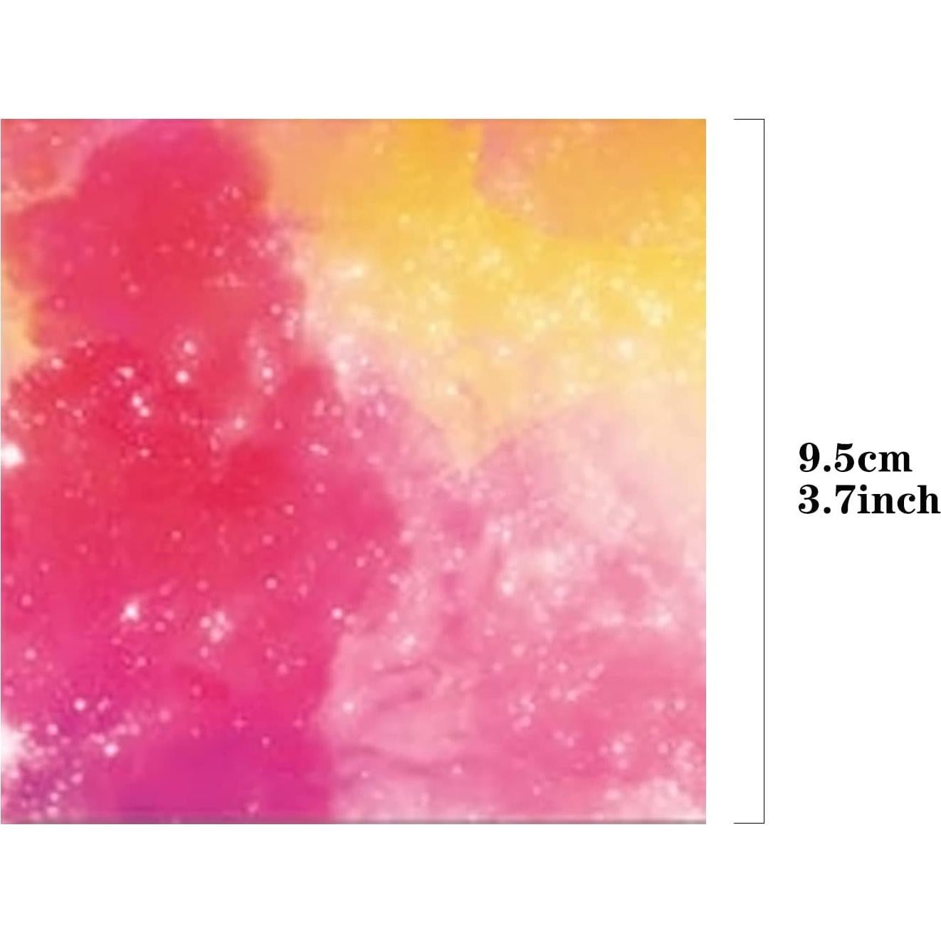 Kit de Papel Origami Estrellado JIULIN - 400 Hojas 9.5x9.5cm