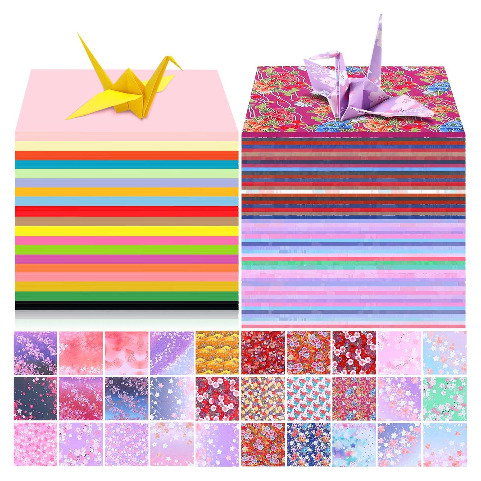 Kit de Papel Origami Lincia 840 Hojas 15x15 cm 20 Colores