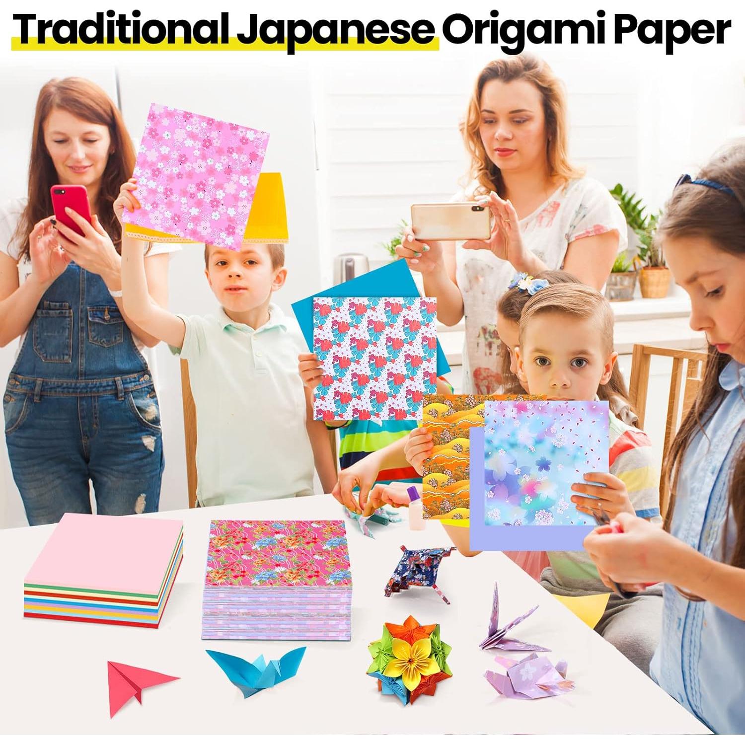 Kit de Papel Origami Lincia 840 Hojas 15x15 cm 20 Colores