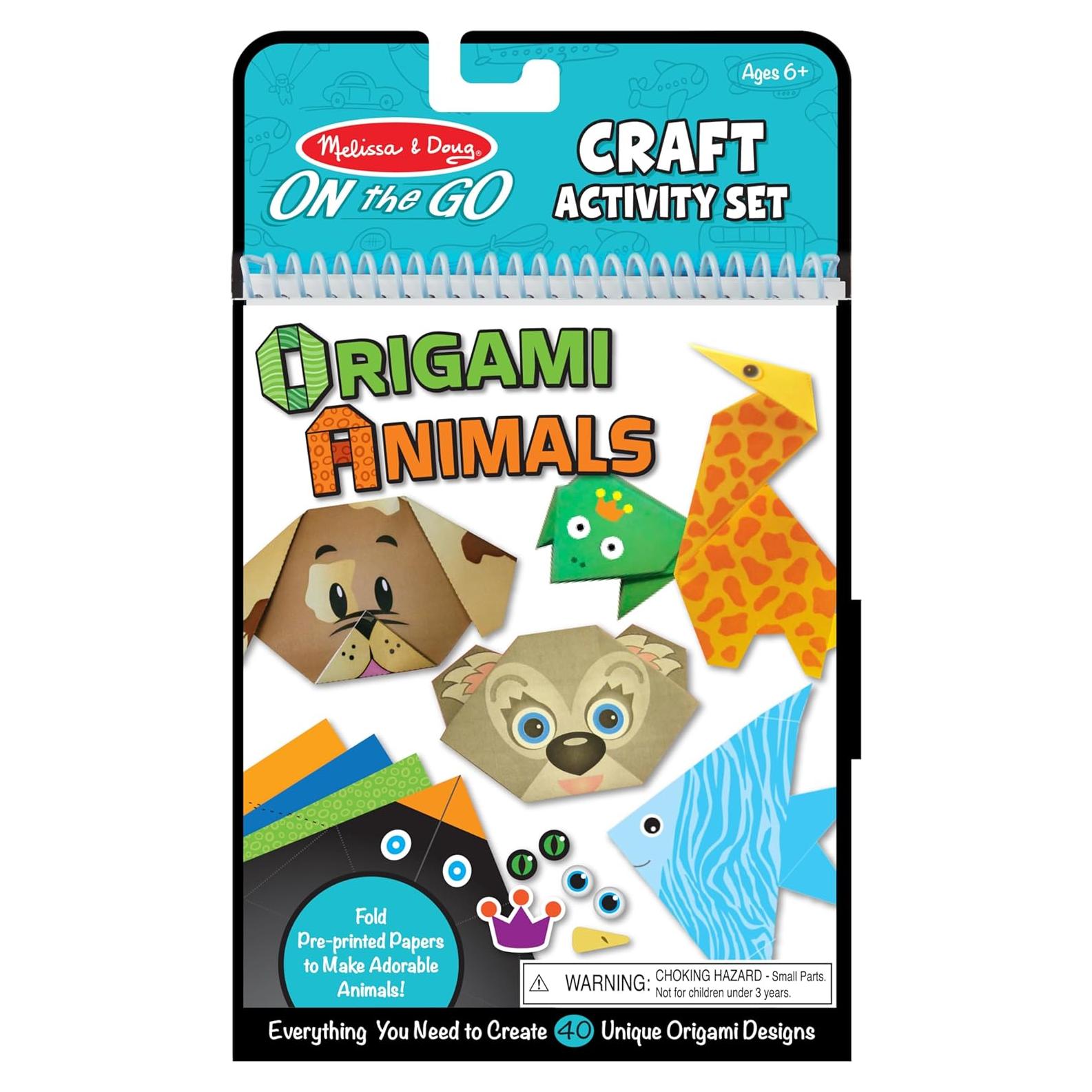 Kit de Origami Melissa & Doug - 40 Animales + 38 Pegatinas