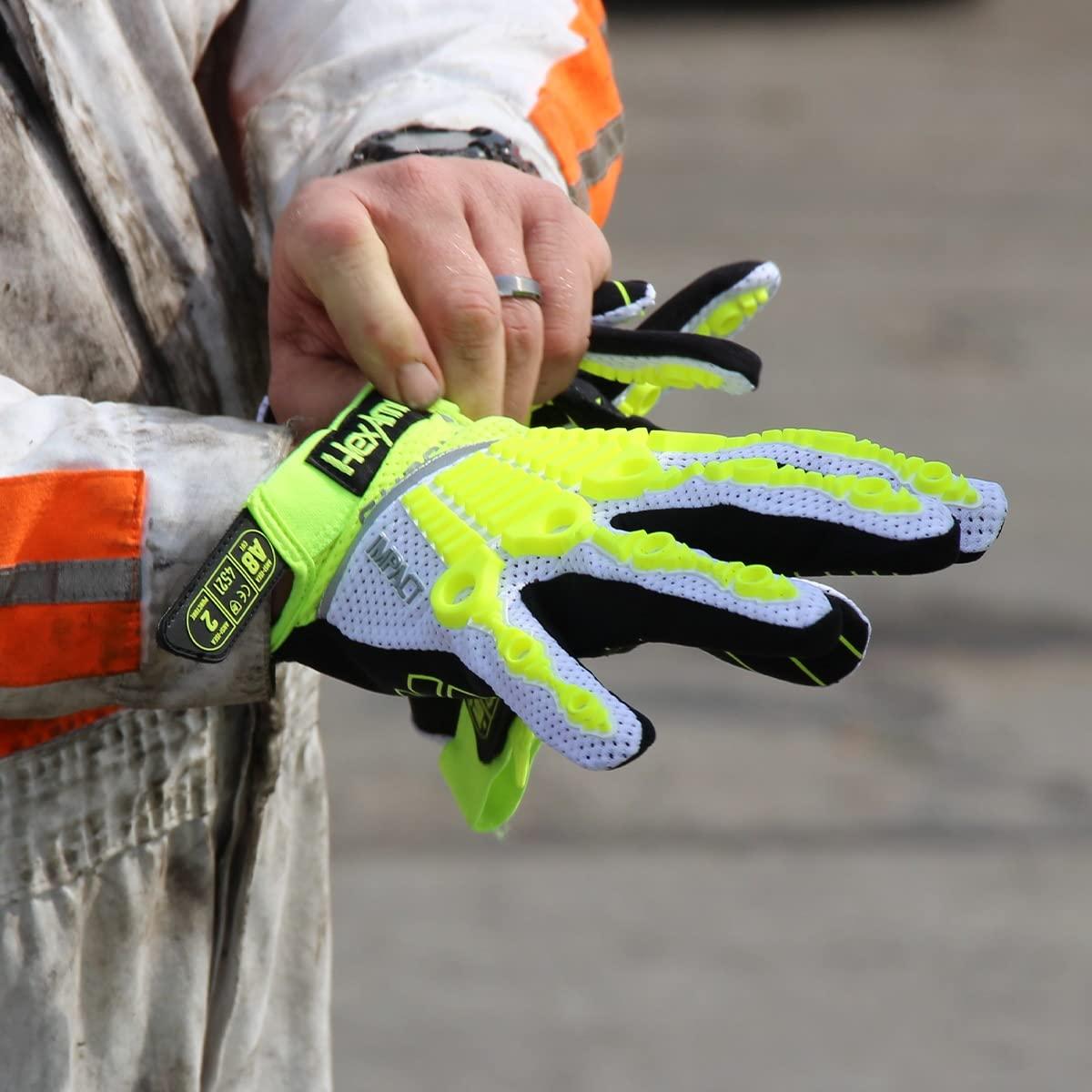 Guantes de trabajo HexArmor 4030 pequeños con protección