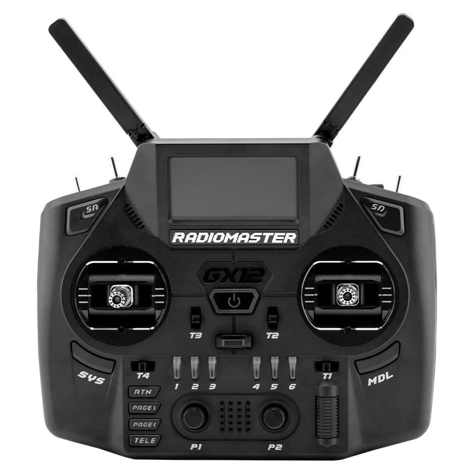 Controlador de Radio Radiomaster GX12 ELRS 2 Doble Banda 1000Hz