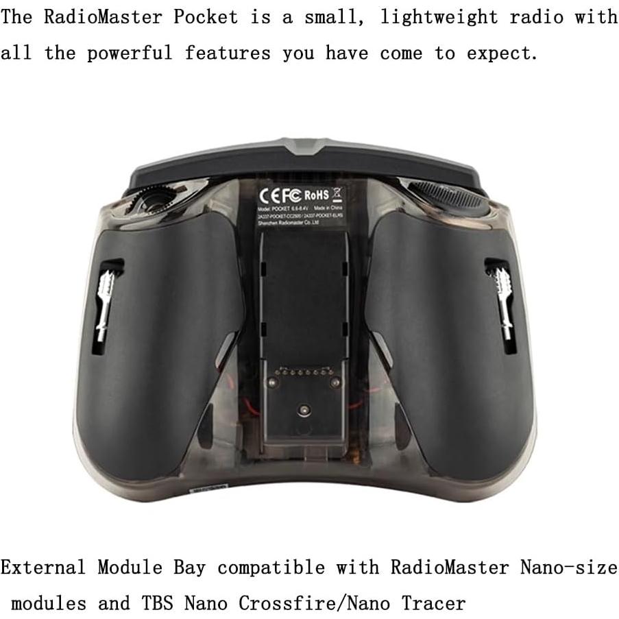 Transmisor Control Remoto RadioMaster Pocket ELRS Gimbal Hall