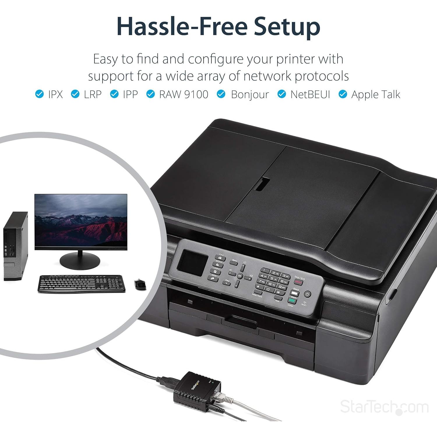 Servidor de Impresión USB StarTech.com PM1115U2 Ethernet