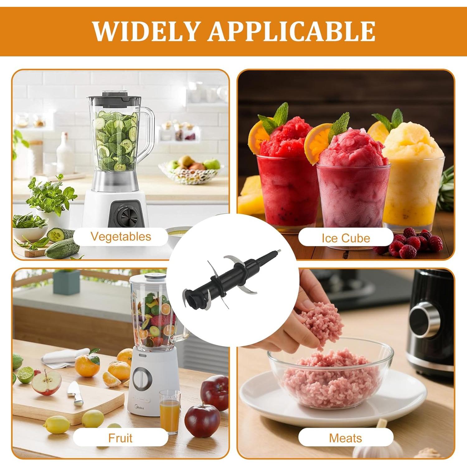 Reemplazo 6 Cuchillas Ninja 72 oz Acero Inoxidable Alta Calidad