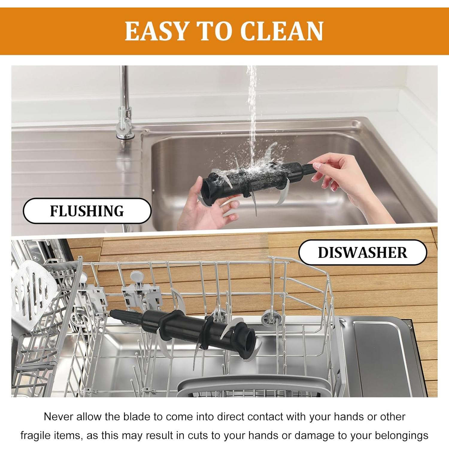 Reemplazo 6 Cuchillas Ninja 72 oz Acero Inoxidable Alta Calidad