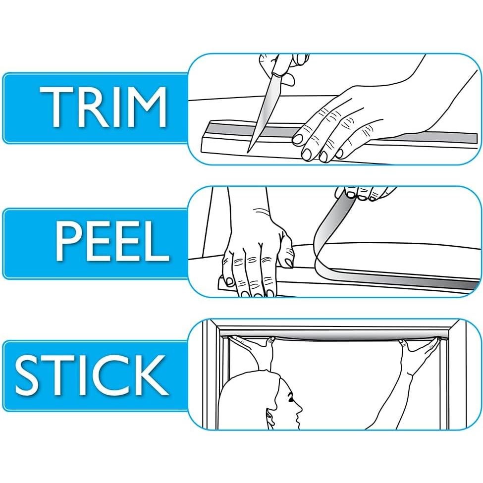 Cortina Opaca Plegada Redi Shade 91.44x182.88cm Negra 6 Paquete