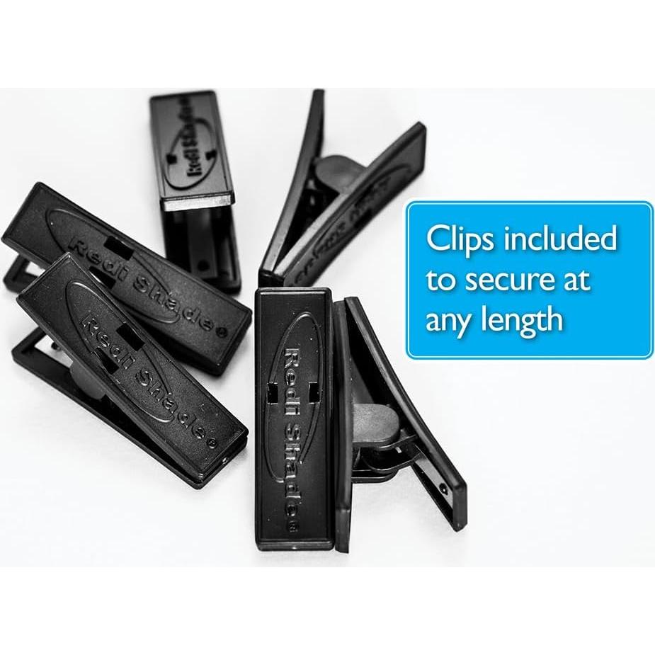 Cortina Opaca Plegada Redi Shade 91.44x182.88cm Negra 6 Paquete