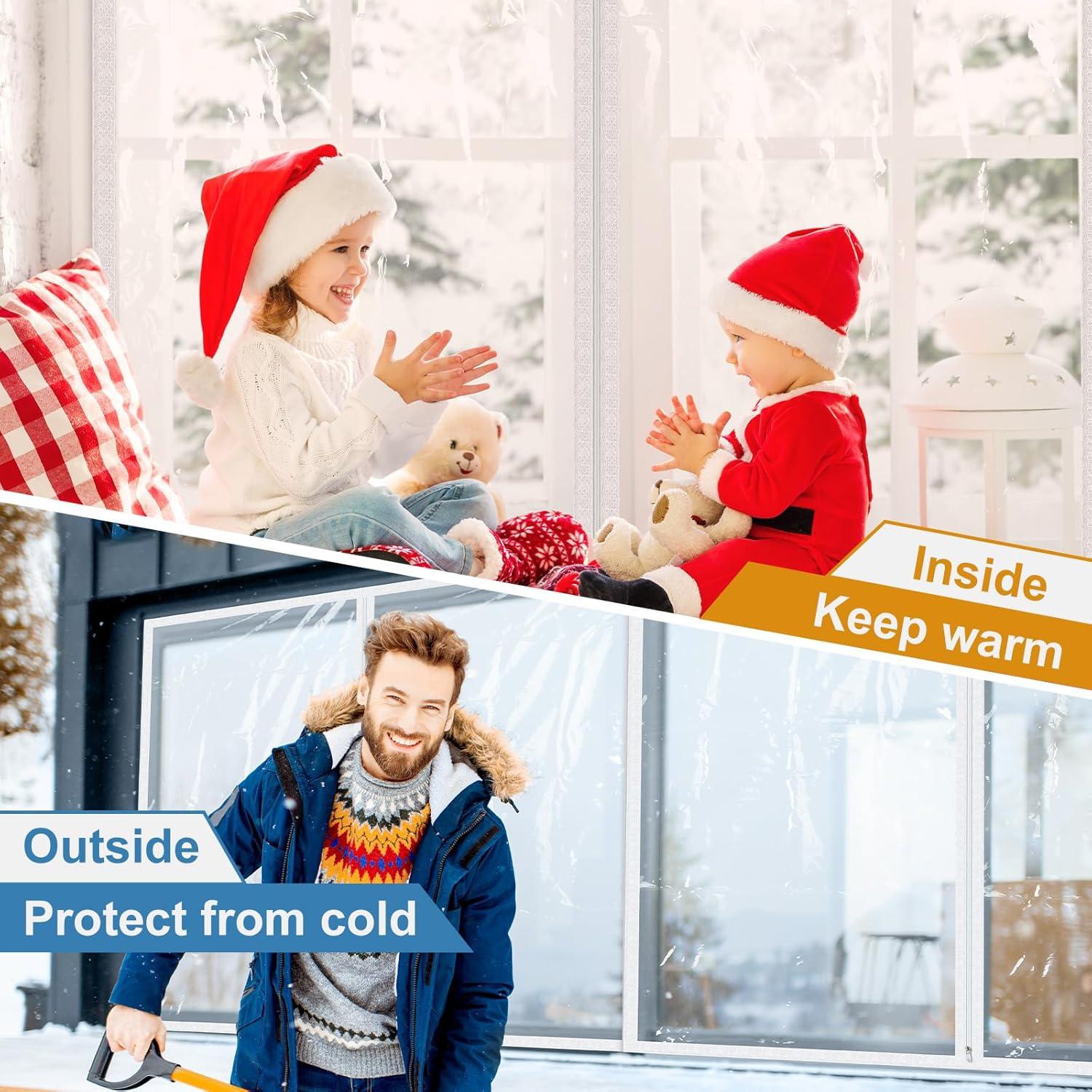 Kit Aislamiento Ventana 120x160 cm Beever Transparente Grueso