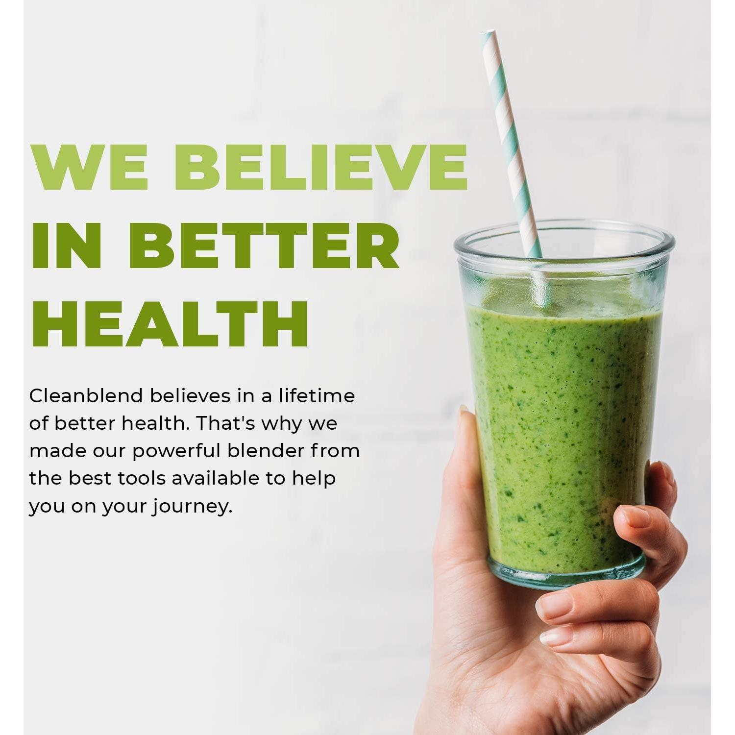 Licuadora Cleanblend 1800W 3HP 64oz Profesional Libre BPA