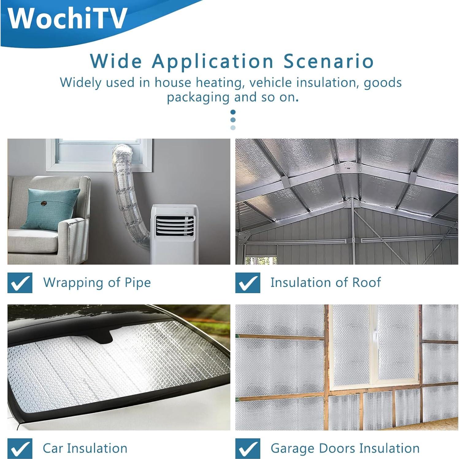 Rollos Aislamiento Reflectante WochiTV 40.6 cm x 5 m