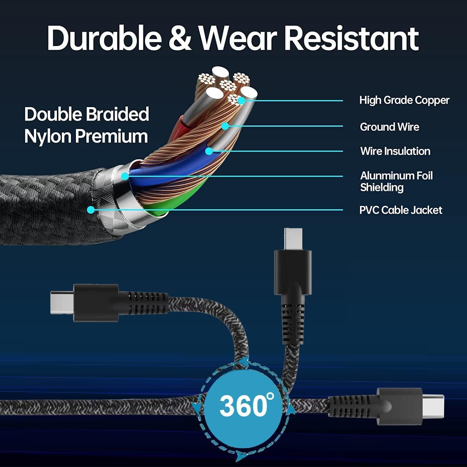 Cargador HP Slim 65W USB-C para Laptop Envy, Spectre, Elite