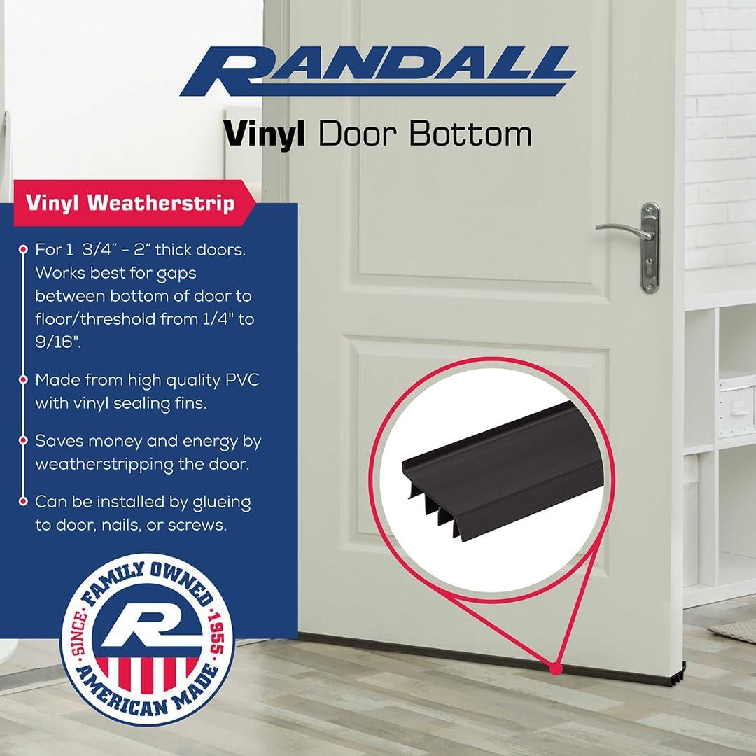 Sello Inferior de Puerta PVC Marrón 36" - Randall P-12