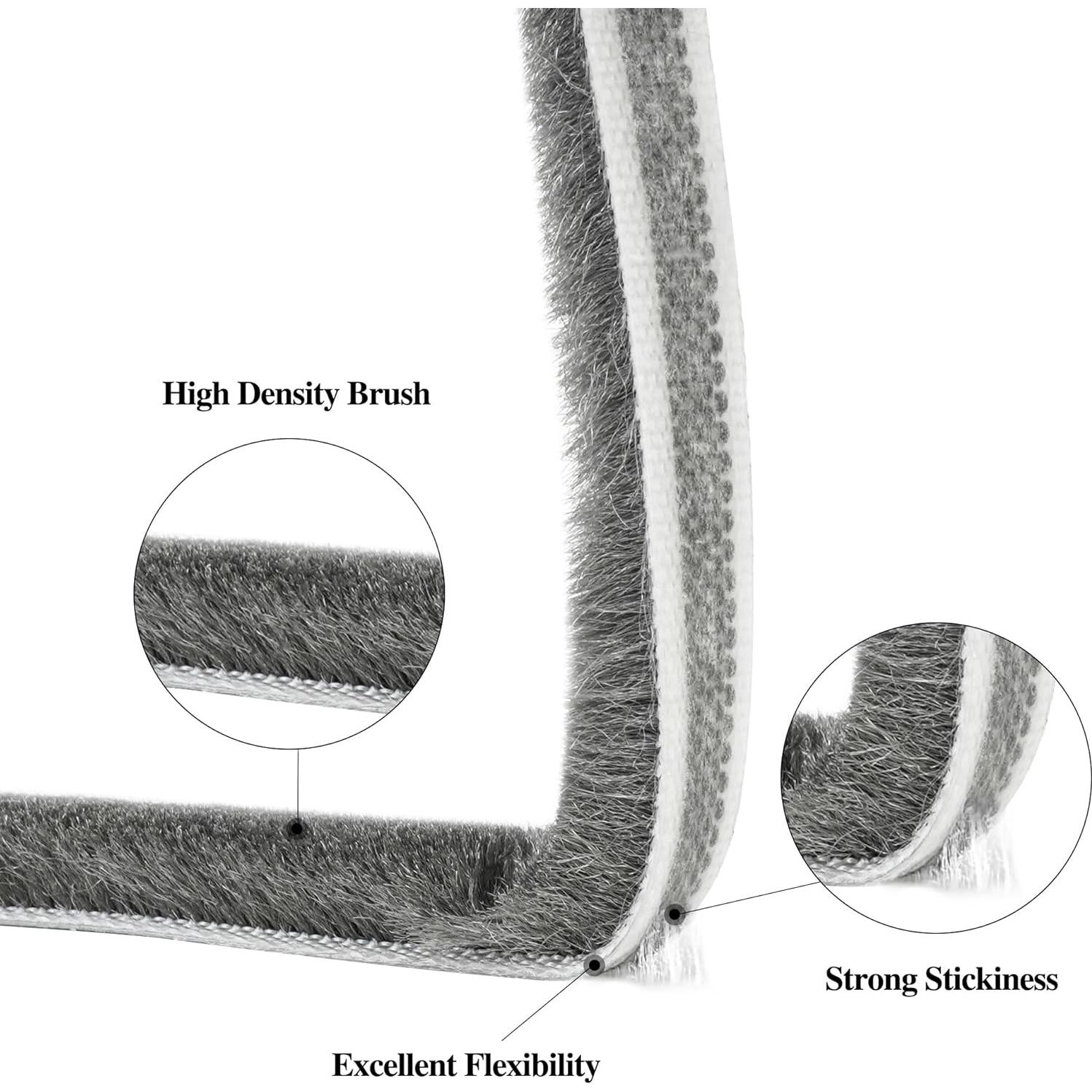Tira de Sello Autoadhesiva Orgthin 6m Aislante Acústico Gris