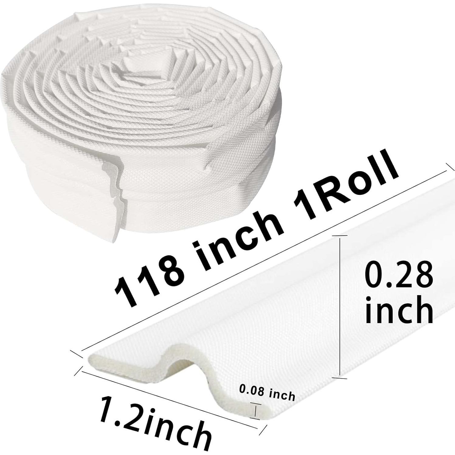 Sellador de Ventana KNEELISA 299.72 cm Autoadhesivo Blanco