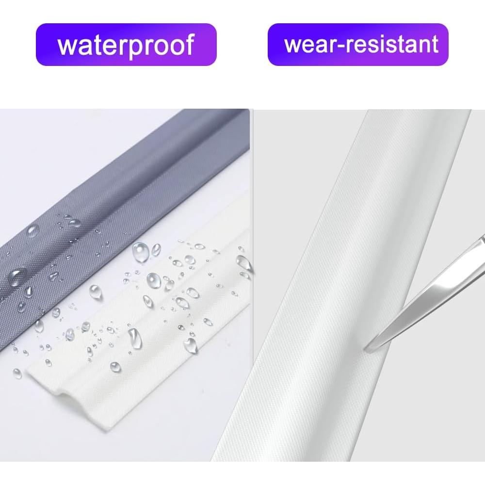 Sellador de Ventana KNEELISA 299.72 cm Autoadhesivo Blanco