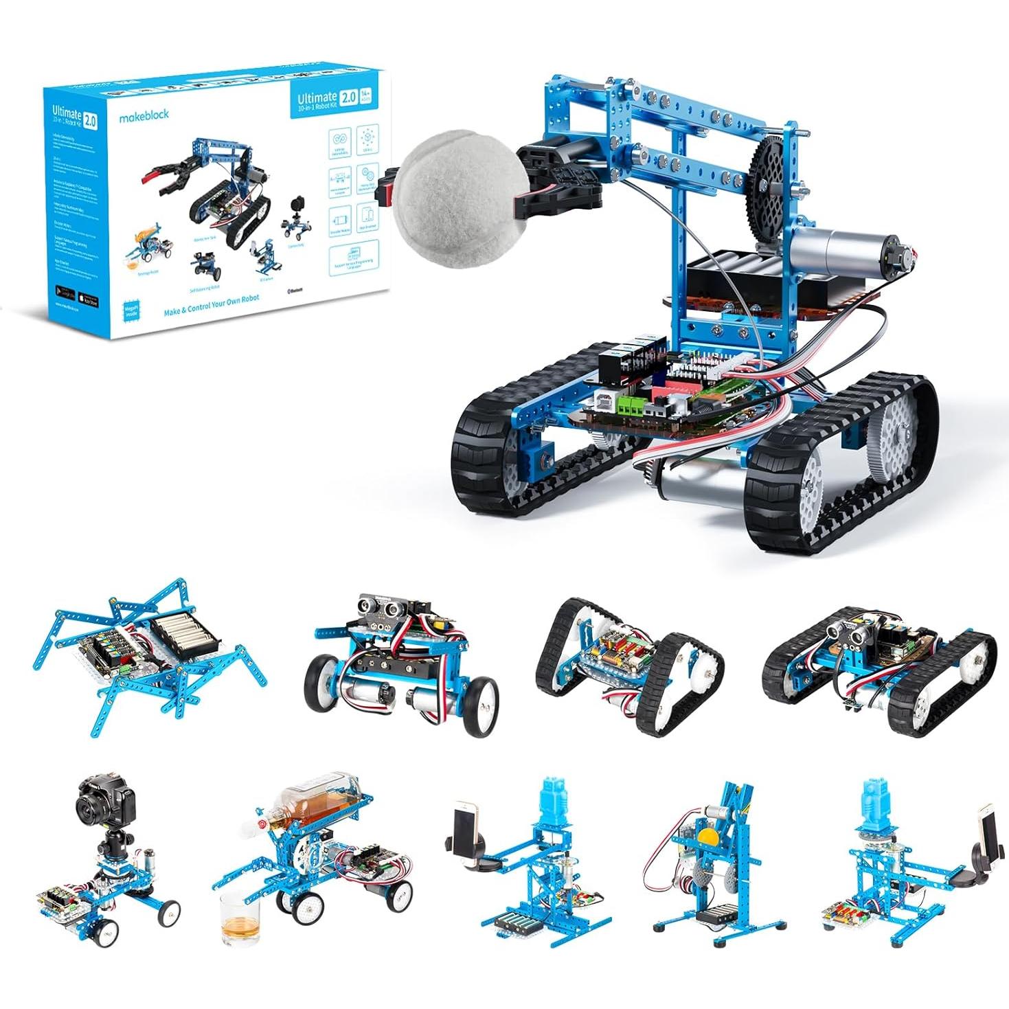 Makeblock mBot Ultimate 10 en 1 Robot Construcción + Batería 18650
