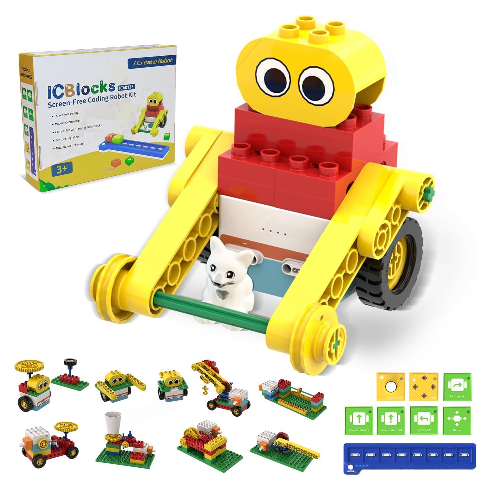 Kit de Robot de Codificación Sin Pantalla ICBlocks 10-en-1