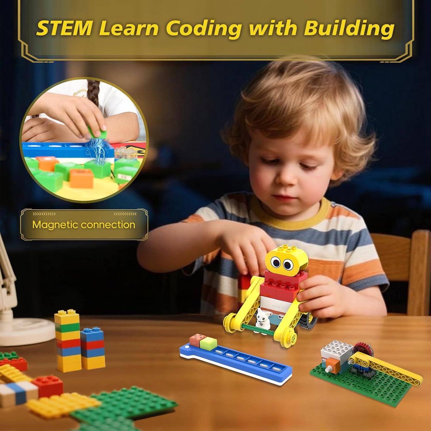 Kit de Robot de Codificación Sin Pantalla ICBlocks 10-en-1