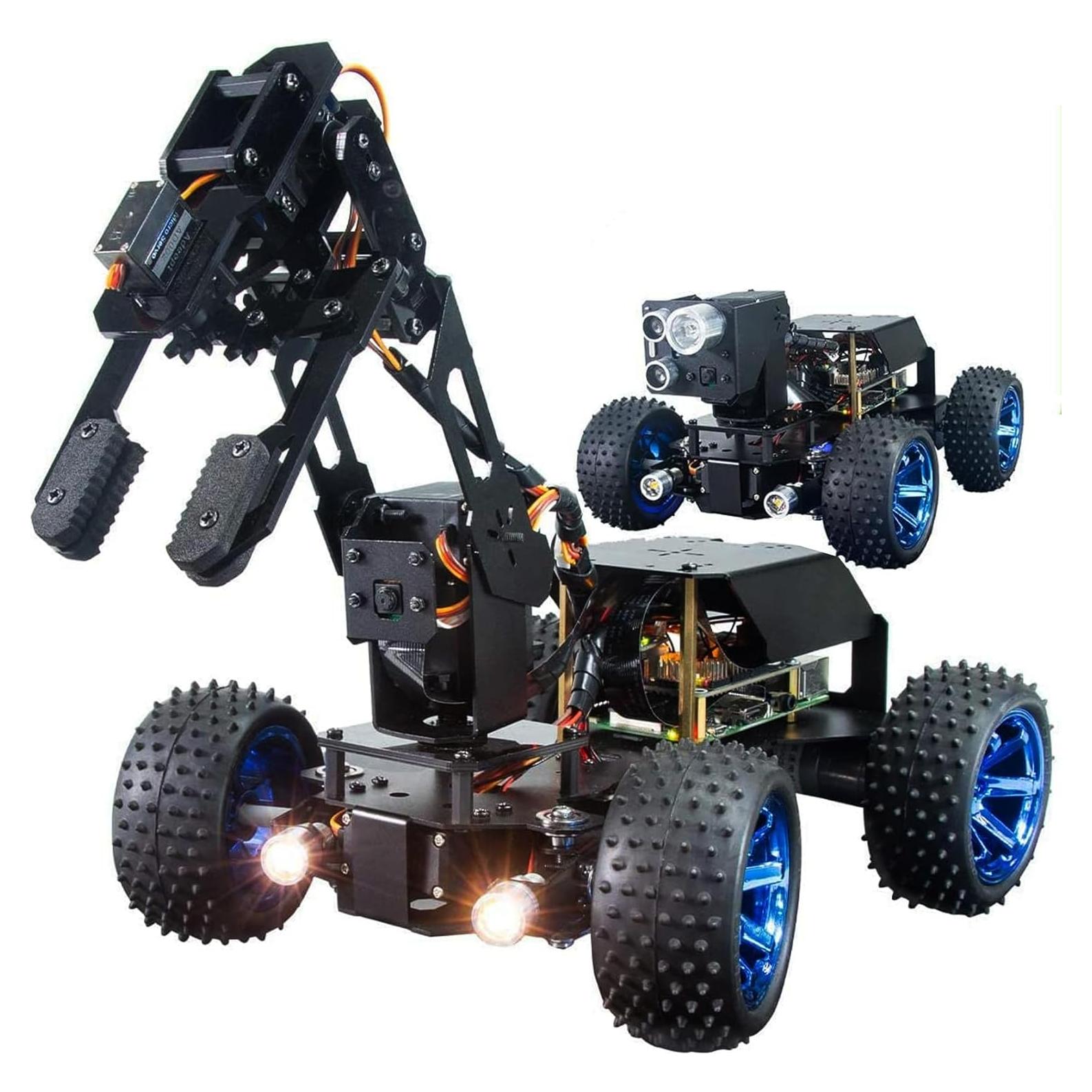 Kit de Robot Programable Adeept PiCar-Pro con Brazo 4-DOF