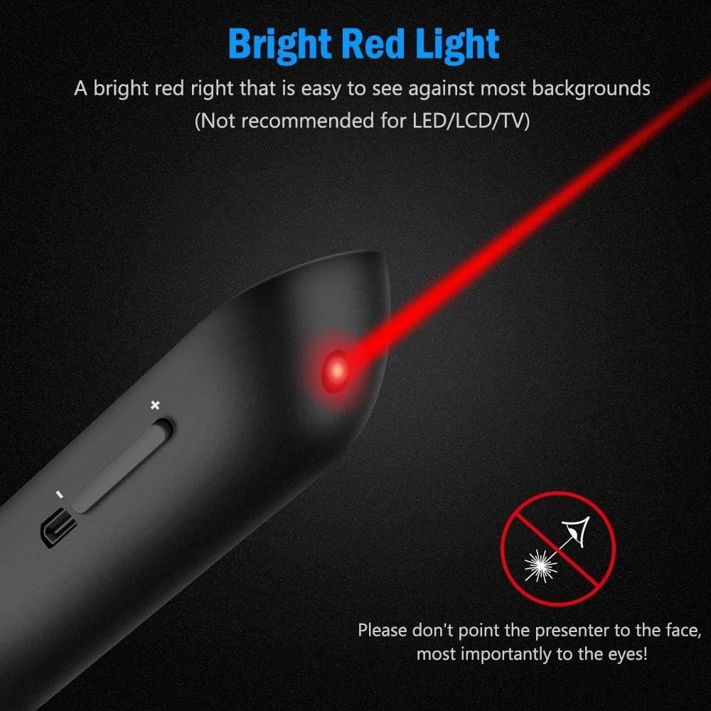 Clicker de Presentación DinoFire X16 Inalámbrico 100m USB