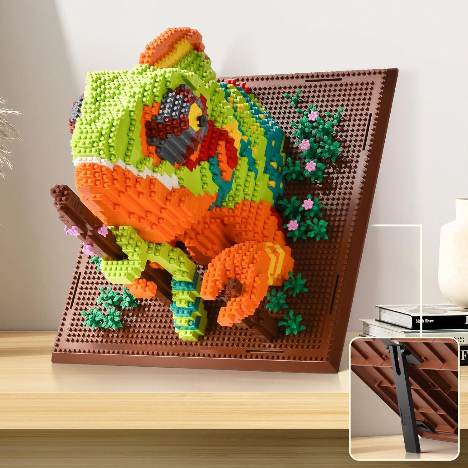 Conjunto de Construcción de Arte de Pared BNG Camaleón 2688 Piezas