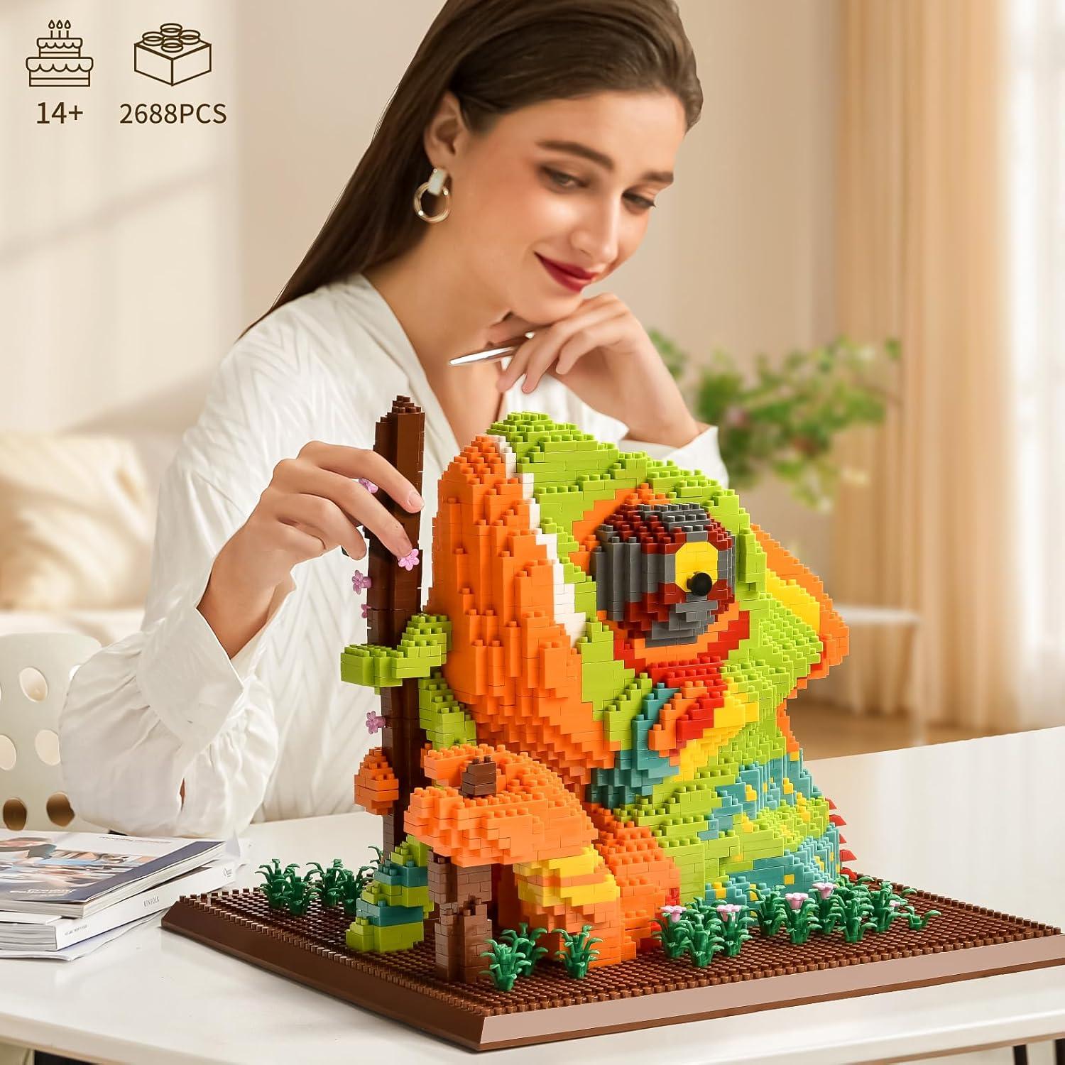 Conjunto de Construcción de Arte de Pared BNG Camaleón 2688 Piezas