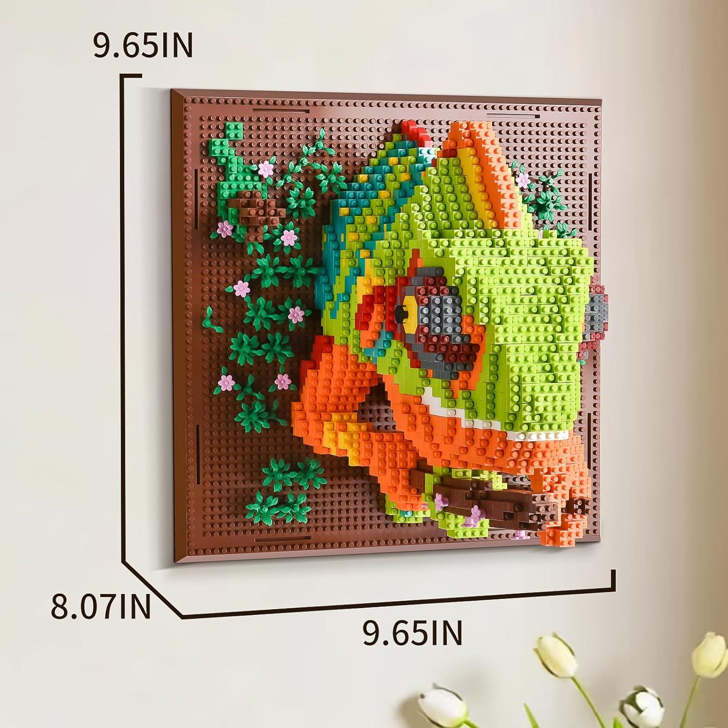 Conjunto de Construcción de Arte de Pared BNG Camaleón 2688 Piezas