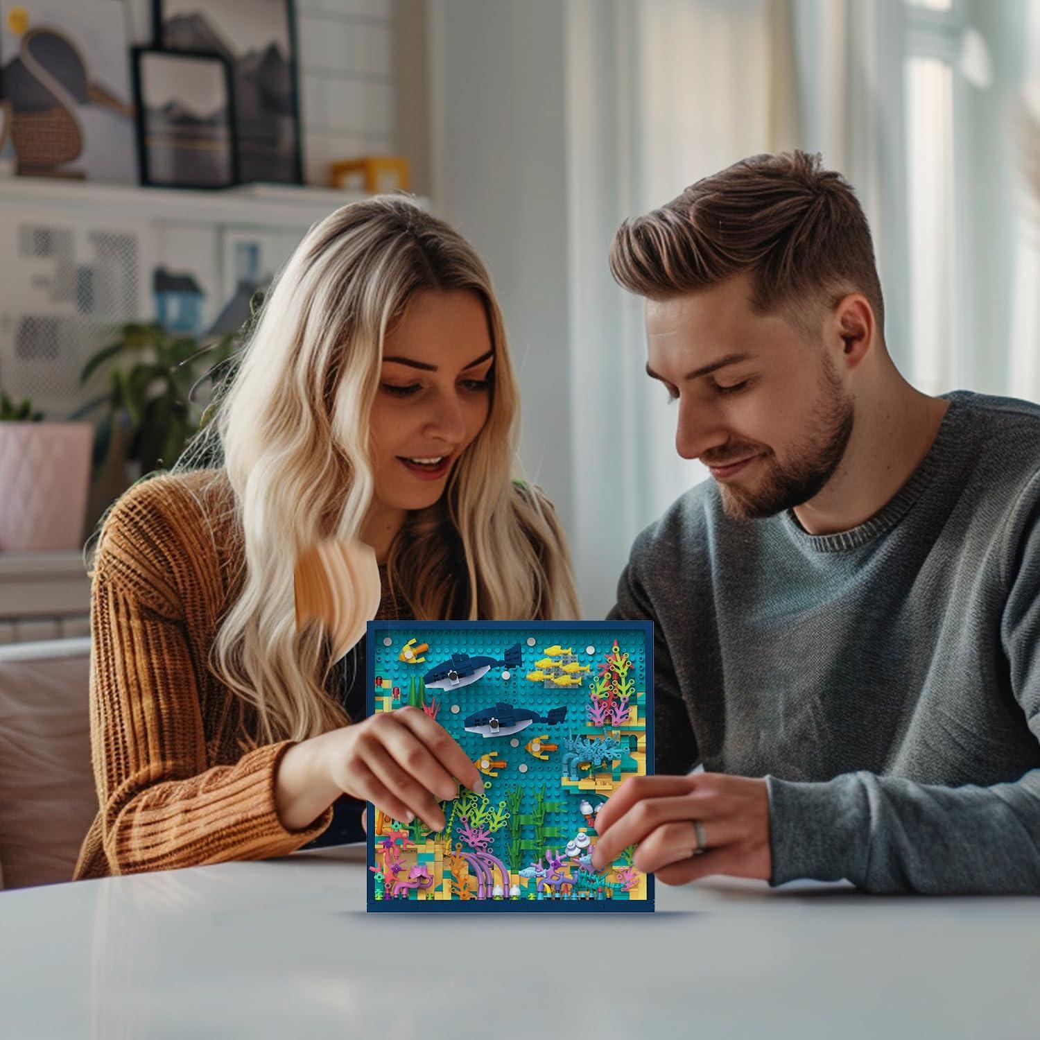 Juego de Construcción Micro Ladrillo Mundo Oceánico 803 Piezas