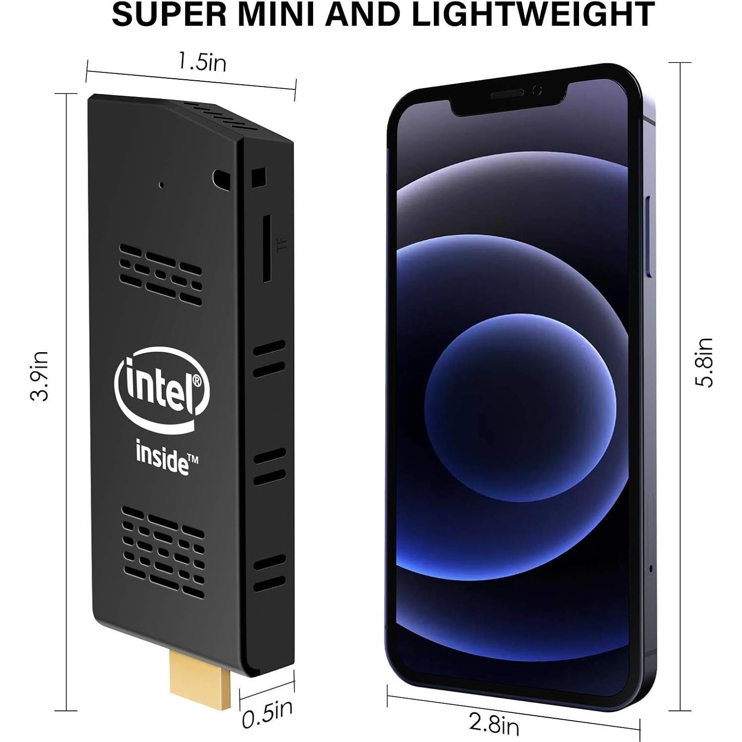 Mini PC Stick AIOEXPC S5 8GB RAM 128GB eMMC Windows 10 Pro