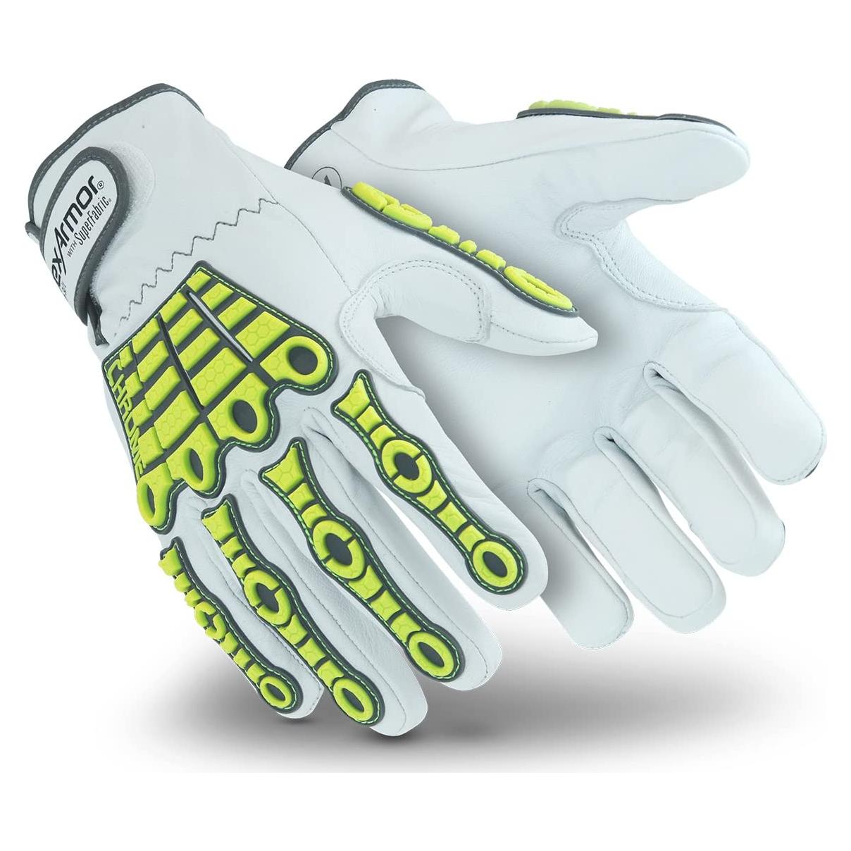 Guantes de Trabajo Hexarmor 4080 Cuero con Protección Impactos