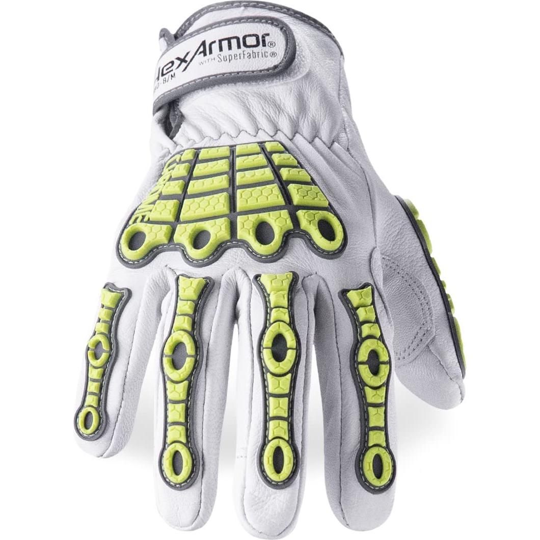 Guantes de Trabajo Hexarmor 4080 Cuero con Protección Impactos