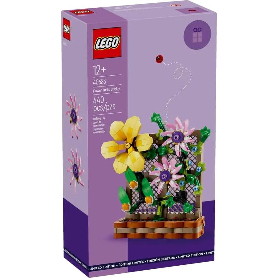 LEGO Exposición de Enrejado Floral 40683 - Decoración Primavera 440 Piezas
