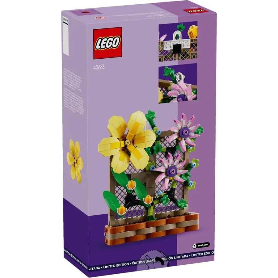 LEGO Exposición de Enrejado Floral 40683 - Decoración Primavera 440 Piezas