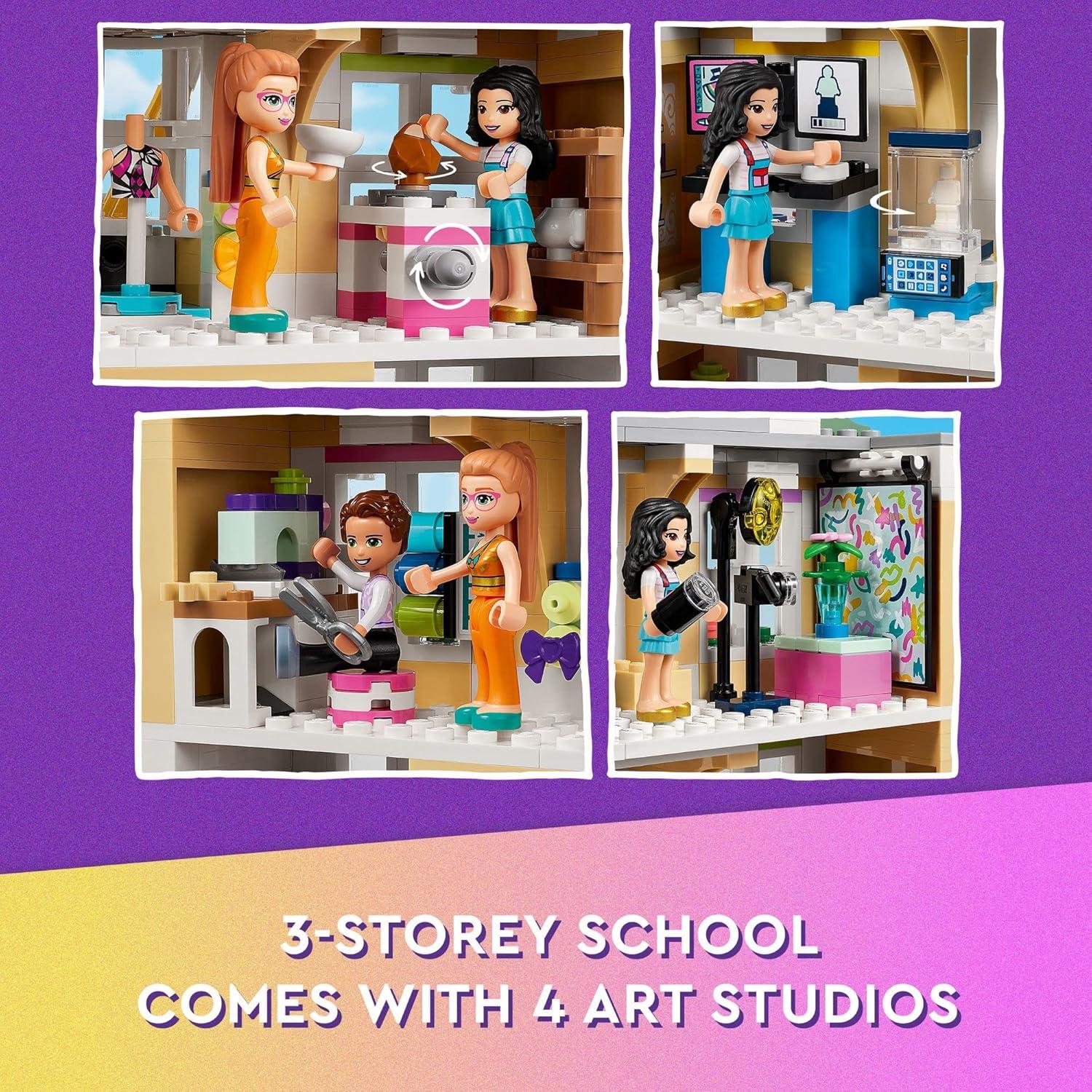 LEGO Friends Escuela de Arte de Emma 41711, Juguete Creativo 844 Piezas