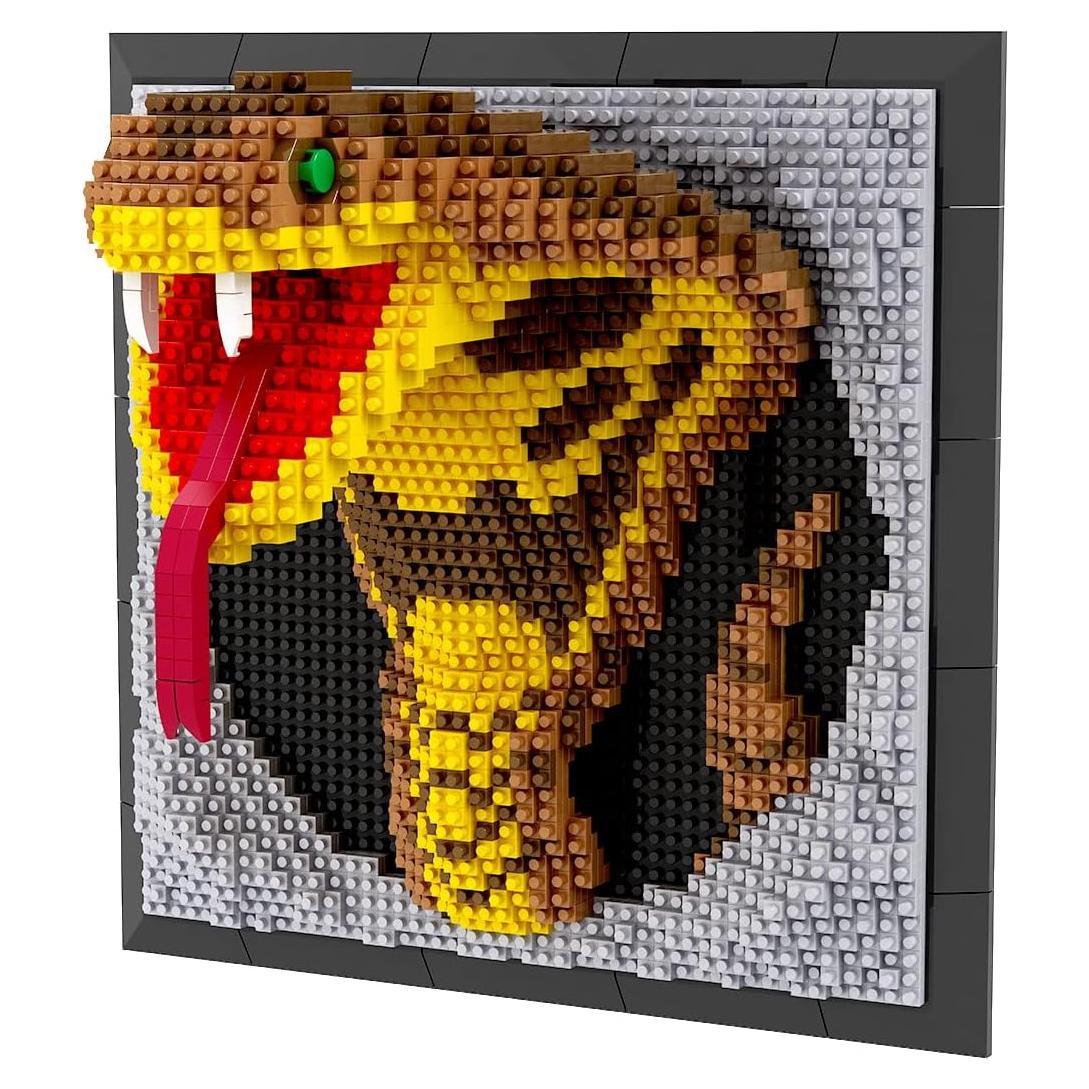 Conjunto de Bloques de Construcción Serpiente BDYDT 2376 Piezas