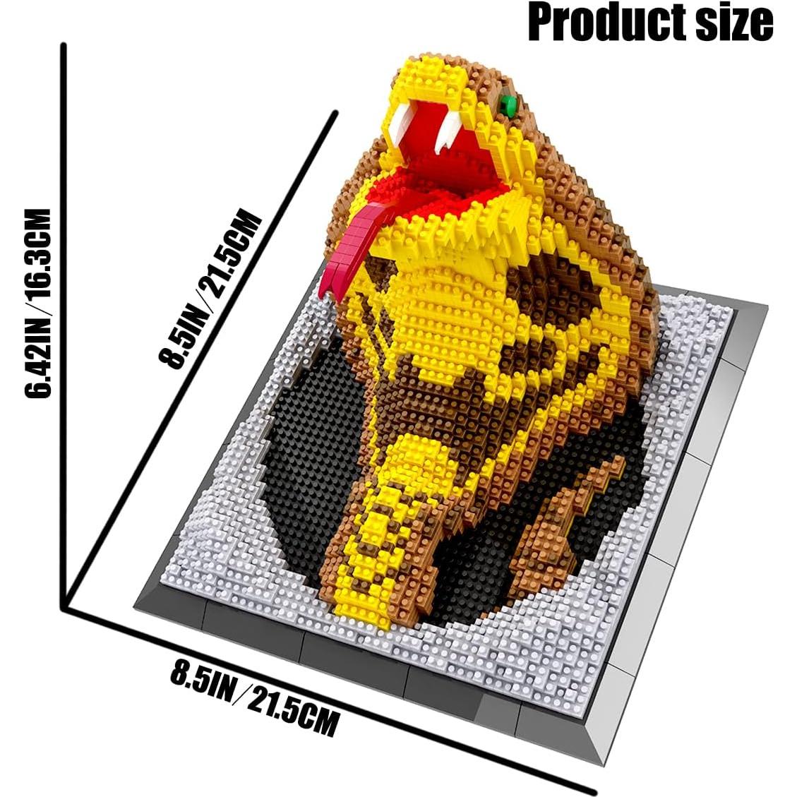 Conjunto de Bloques de Construcción Serpiente BDYDT 2376 Piezas