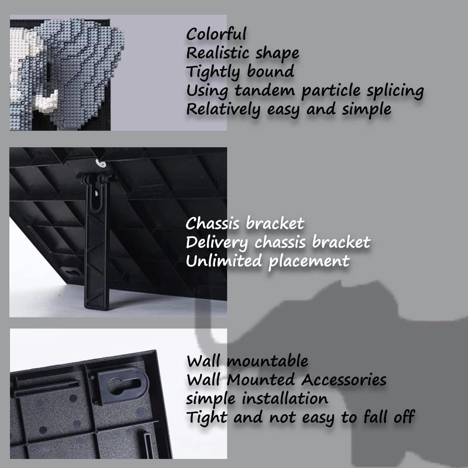 Conjunto de Bloques de Construcción Elefante BDYDT 1625 Piezas