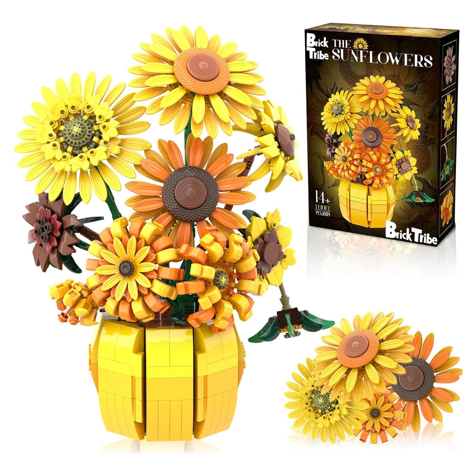 Juego de Bloques de Construcción Girasol Van Gogh 1009 Piezas