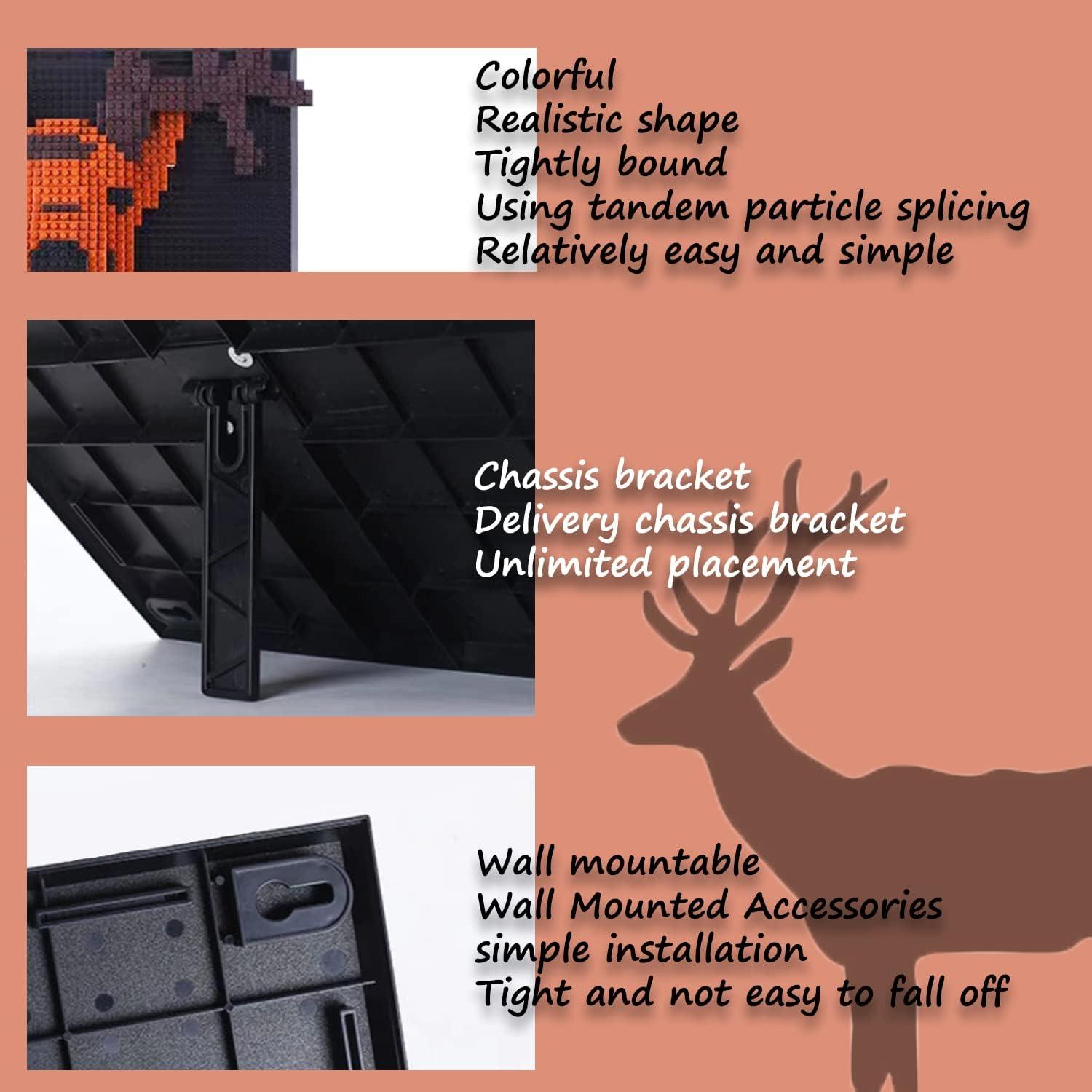 Juego de Bloques de Construcción de Ciervo BDYDT 1651 Piezas