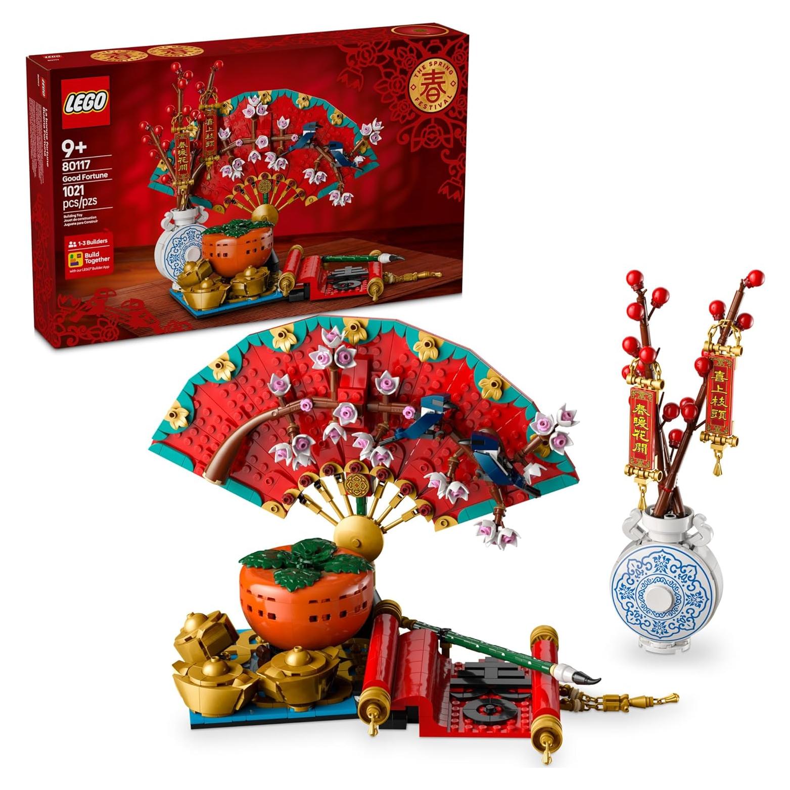LEGO Festival de Primavera Buena Fortuna 80117 - Juguete Educativo 1021 Piezas