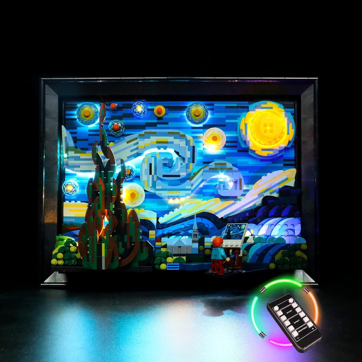 Iluminación LED Brickshining para LEGO Van Gogh 21333