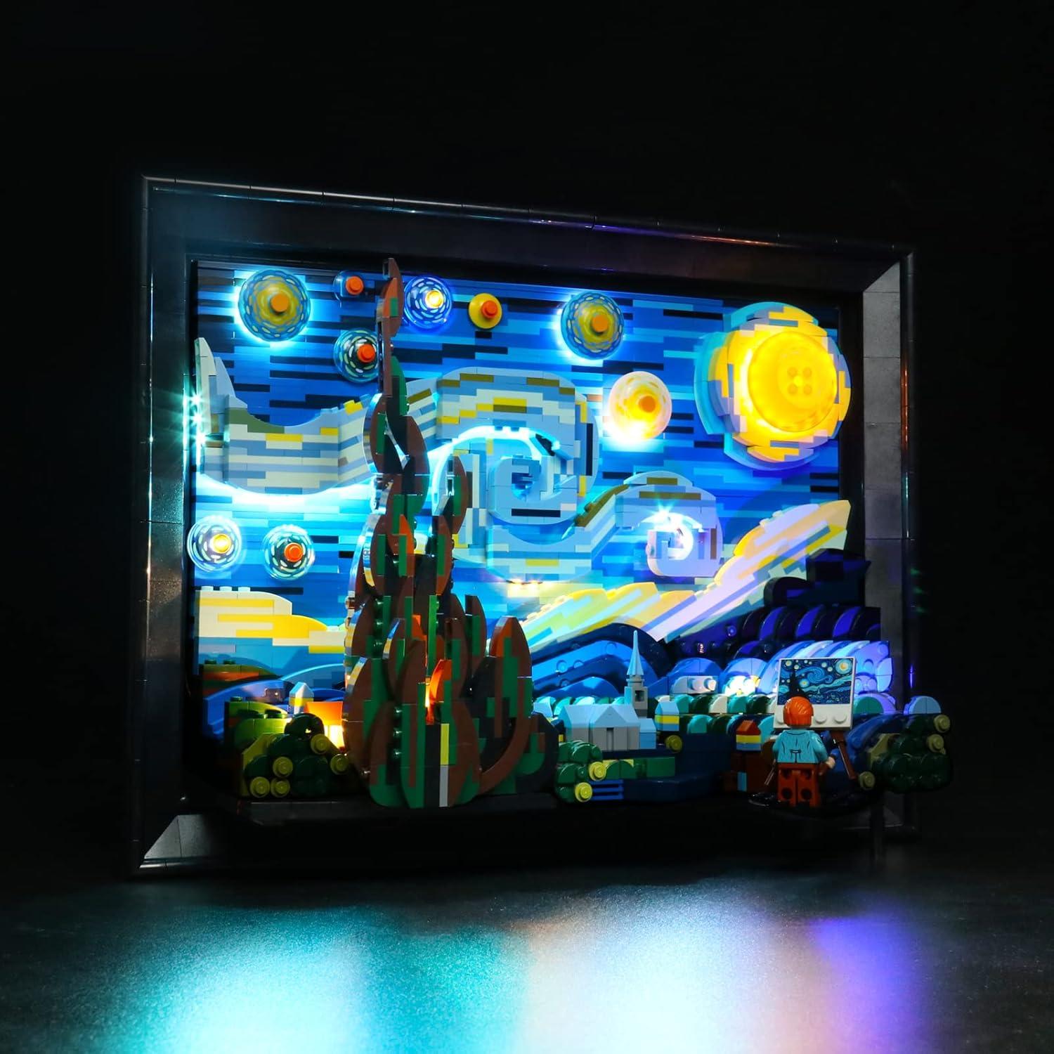 Iluminación LED Brickshining para LEGO Van Gogh 21333