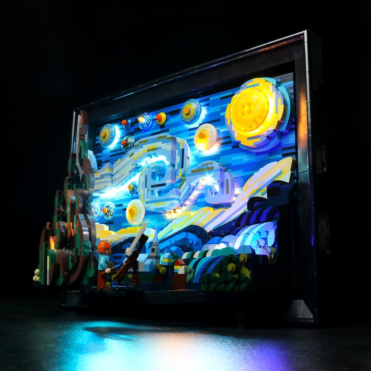 Iluminación LED Brickshining para LEGO Van Gogh 21333