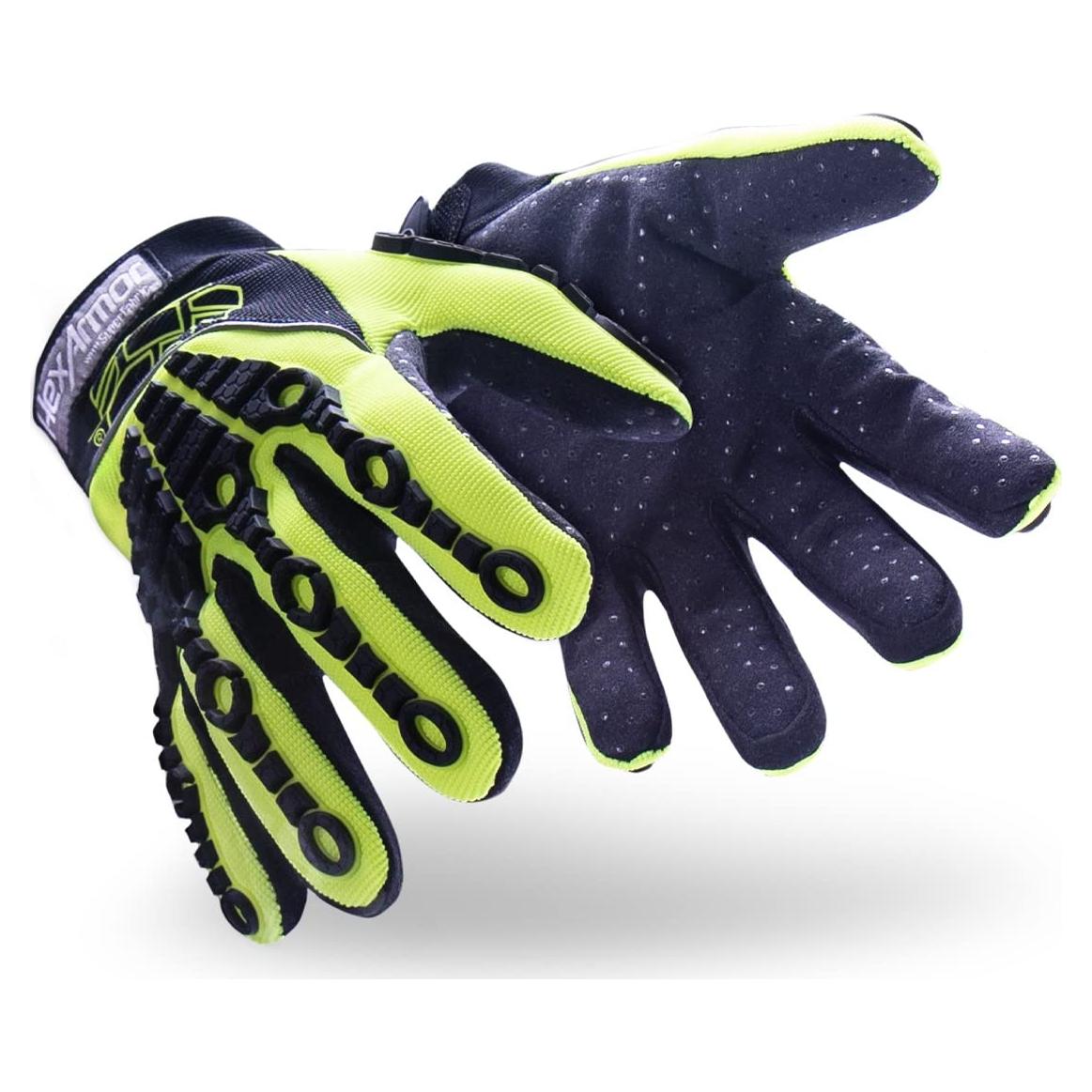 Guantes de Trabajo HexArmor 4026 Alta Visibilidad X-Large