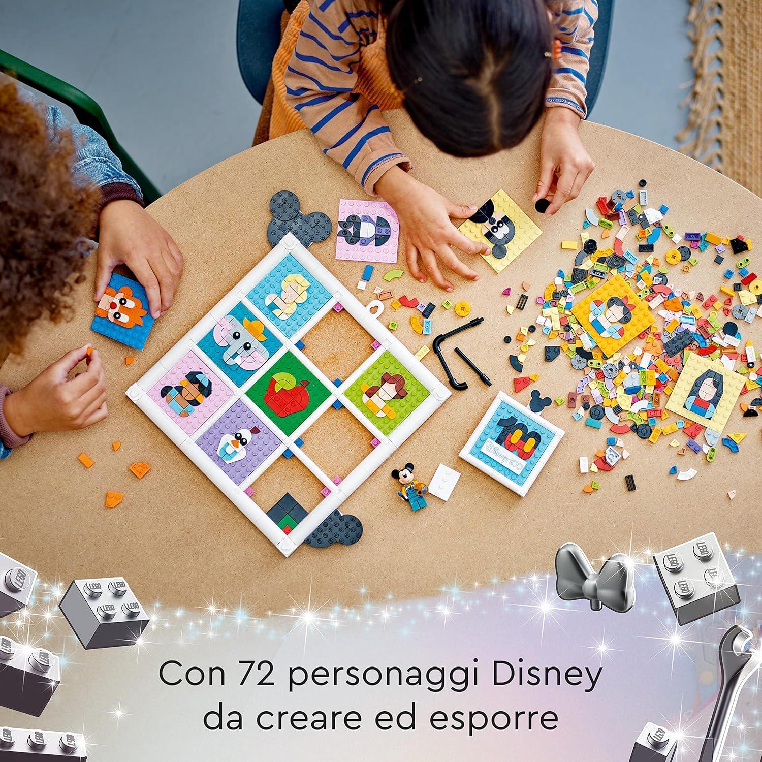 LEGO 100 Años de Disney Set de Manualidades 43221 con 1022 Piezas